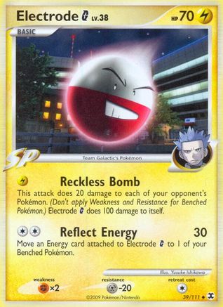 Électrode G (39/111) [Platine : Rising Rivals] 