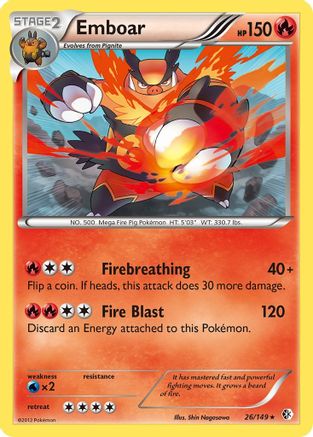 Emboar/149 - [Boundaries Crossed] Holofoil