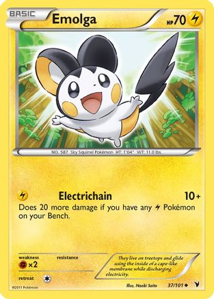 Emolga (37/101) [Noir et blanc : Nobles victoires] 