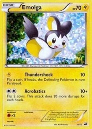Emolga (6/12) [Promos McDonald's : Collection 2012] 