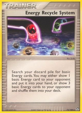 Système de recyclage d'énergie (73/108) [EX : Power Keepers] 