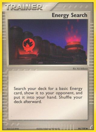 Recherche d'énergie (86/100) (Estampillé) [EX : Gardiens de cristal] 