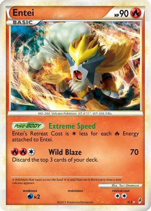 Entei (Shiny)/95 - [Call of Legends] Holofoil