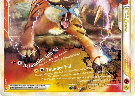 Entei &amp; Raikou LÉGENDE (91/95) [HeartGold &amp; SoulSilver : Unleashed] 