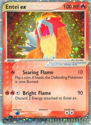 Entei ex (91/95) [EX : Team Magma contre Team Aqua] 