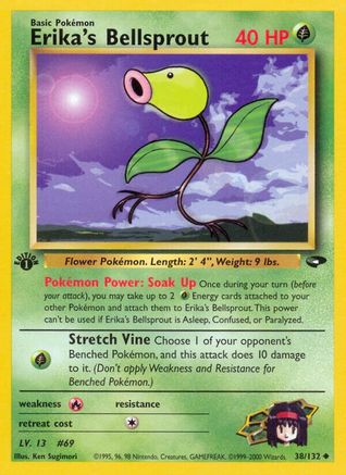 Erika's Bellsprout 38/132 - [Gym Challenge] 1st Edition