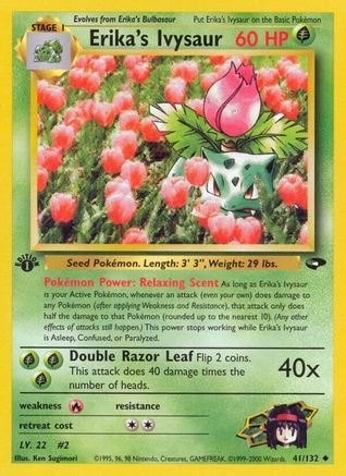 Erika's Ivysaur 41/132 - [Gym Challenge] 1st Edition