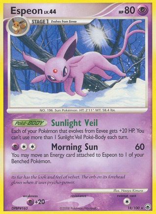 Espeon (18/100) [Diamant &amp; Perle : Majestic Dawn] 