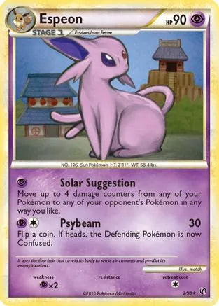 Espeon (2/90) [HeartGold &amp; SoulSilver : Intrépide] 