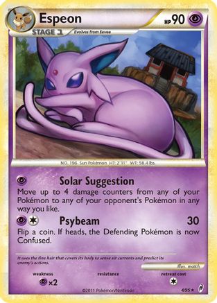 Espeon (4/95) [HeartGold &amp; SoulSilver : Appel des Légendes] 