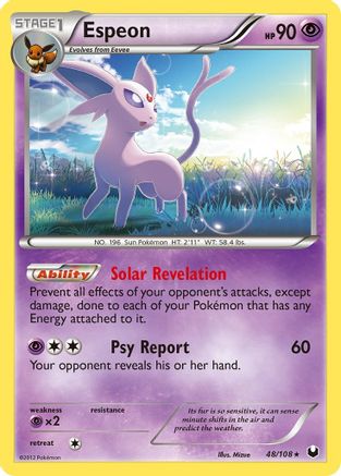 Espeon (48/108) [Noir et blanc : Explorateurs sombres] 