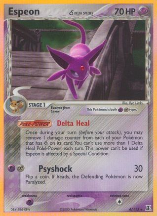 Espeon (4/113) (Espèce Delta) [EX : Espèce Delta] 