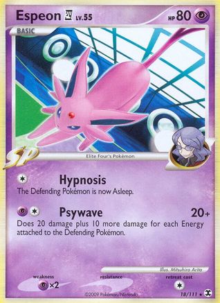Espeon (18/111) [Platine : Rivals montants] 