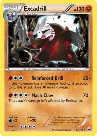 Excadrill (57) 57/108 - [Dark Explorers]