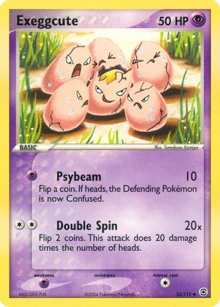 Exeggcute (33/112) [EX : Rouge Feu et Vert Feuille] 