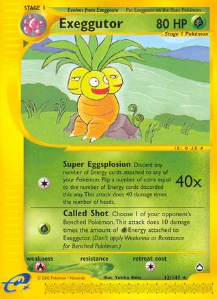 Exeggutor (12/147) [Aquapolis] 