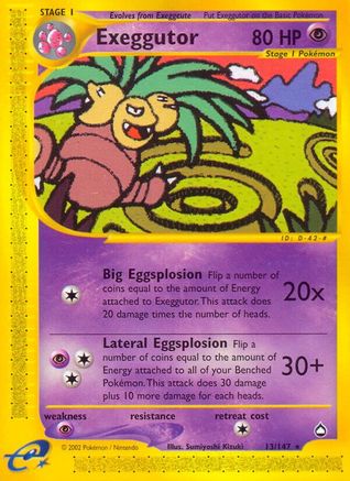 Exeggutor (13/147) [Aquapolis] 