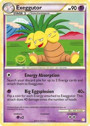 Exeggutor (18/123) [HeartGold &amp; SoulSilver : Ensemble de base] 