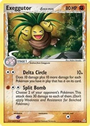 Exeggutor (41/110) (Espèce Delta) (Estampillé) [EX : Fantômes Holon] 