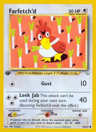 Farfetch'd (43/64) [N3 Neo Revelation] 1st Edition
