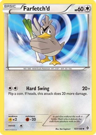 Farfetch'd (107/149) [Black & White: Boundaries Crossed]