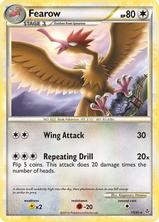 Fearow (15/95) [HeartGold &amp; SoulSilver : déchaînés] 