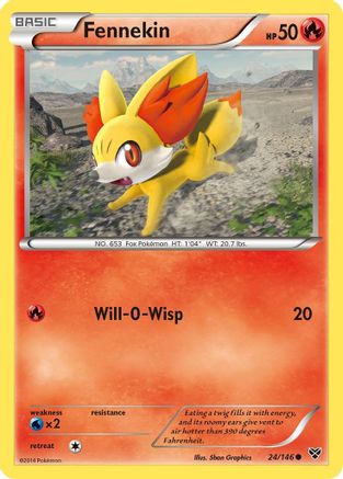 Fennekin (24/146) [XY: Base Set]