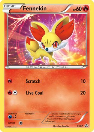 Fennekin (XY02) [XY: Promos Black Star] 