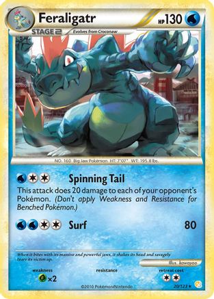Feraligatr 20/123 - [HeartGold SoulSilver]