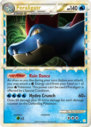 Feraligatr (108/123) [HeartGold &amp; SoulSilver : Ensemble de base] 