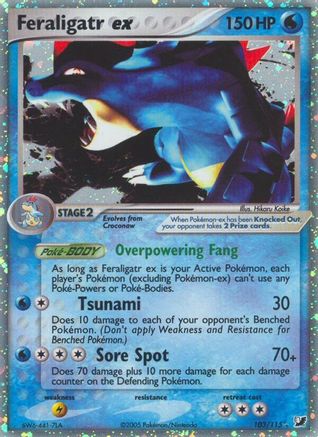 Feraligatr ex (103/115) [EX : Forces invisibles] 