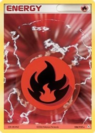 Fire Energy 106/110 - [Holon Phantoms] Holofoil