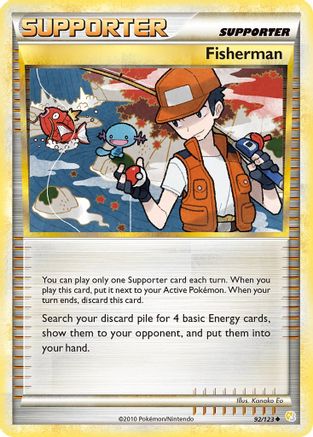 Pêcheur (92/123) [HeartGold &amp; SoulSilver : Ensemble de base] 