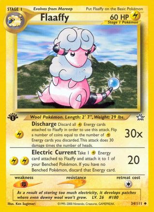 Flaaffy 34/111 - [Neo Genesis] 1st Edition