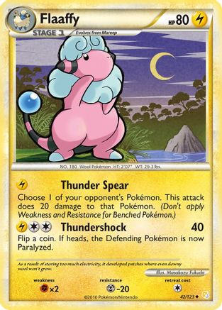 Flaaffy (42/123) [HeartGold &amp; SoulSilver : ensemble de base] 