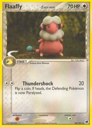 Flaaffy (30/101) (Espèce Delta) (Estampillé) [EX : Dragon Frontiers] 