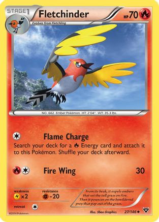 Fletchinder (27/146) [XY : Ensemble de base] 