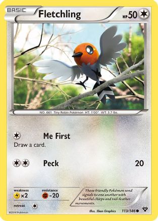 Fletchling (113/146) [XY : Ensemble de base] 