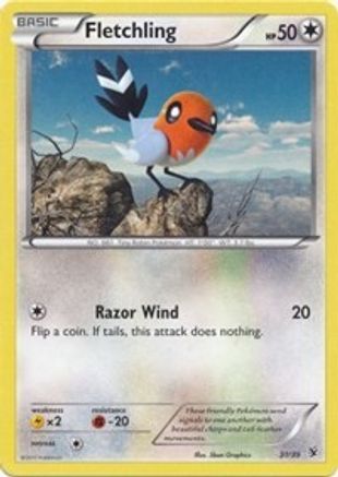 Fletchling (31/39) [XY : Kit de démarrage Kalos] 