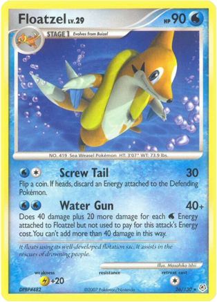 Floatzel (26/130) [Diamant et perle : ensemble de base] 