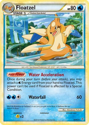 Floatzel (16/95) [HeartGold & SoulSilver: Unleashed]