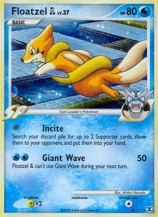 Floatzel GL (4/111) [Platine : Rivals montants] 