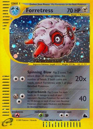 Forretress (H8)/144 - [Skyridge] Holofoil
