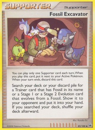 Excavatrice fossile (82/100) [Diamond &amp; Pearl: Majestic Dawn] 