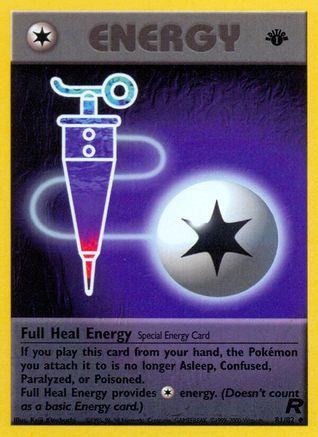 Full Heal Energy 81/82 - [Team Rocket] 1st Edition