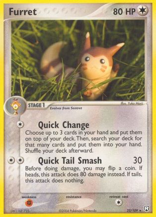 Furret (22/109) (Estampillé) [EX : Team Rocket Returns] 