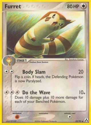 Furret (33/92) [EX : Créateur de légendes] 