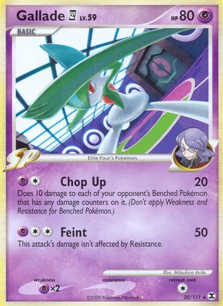 Gallade (20/111) [Platine : Rivals montants] 