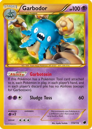 Garbodor (119 Secret Rare)/116 - [Plasma Freeze] Holofoil