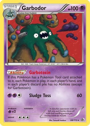 Garbodor (68/113) [Noir et blanc : trésors légendaires] 